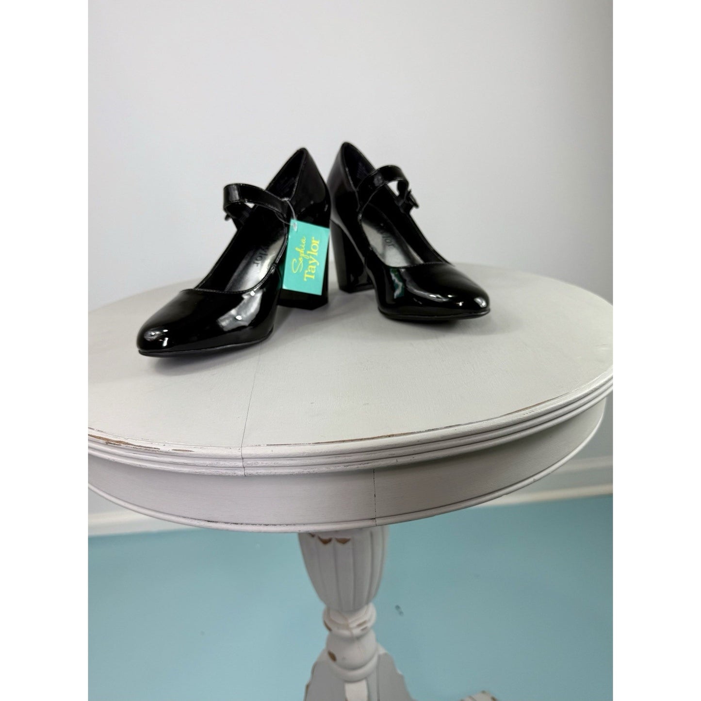 Sophie Taylor patent leather Mary Jane’s