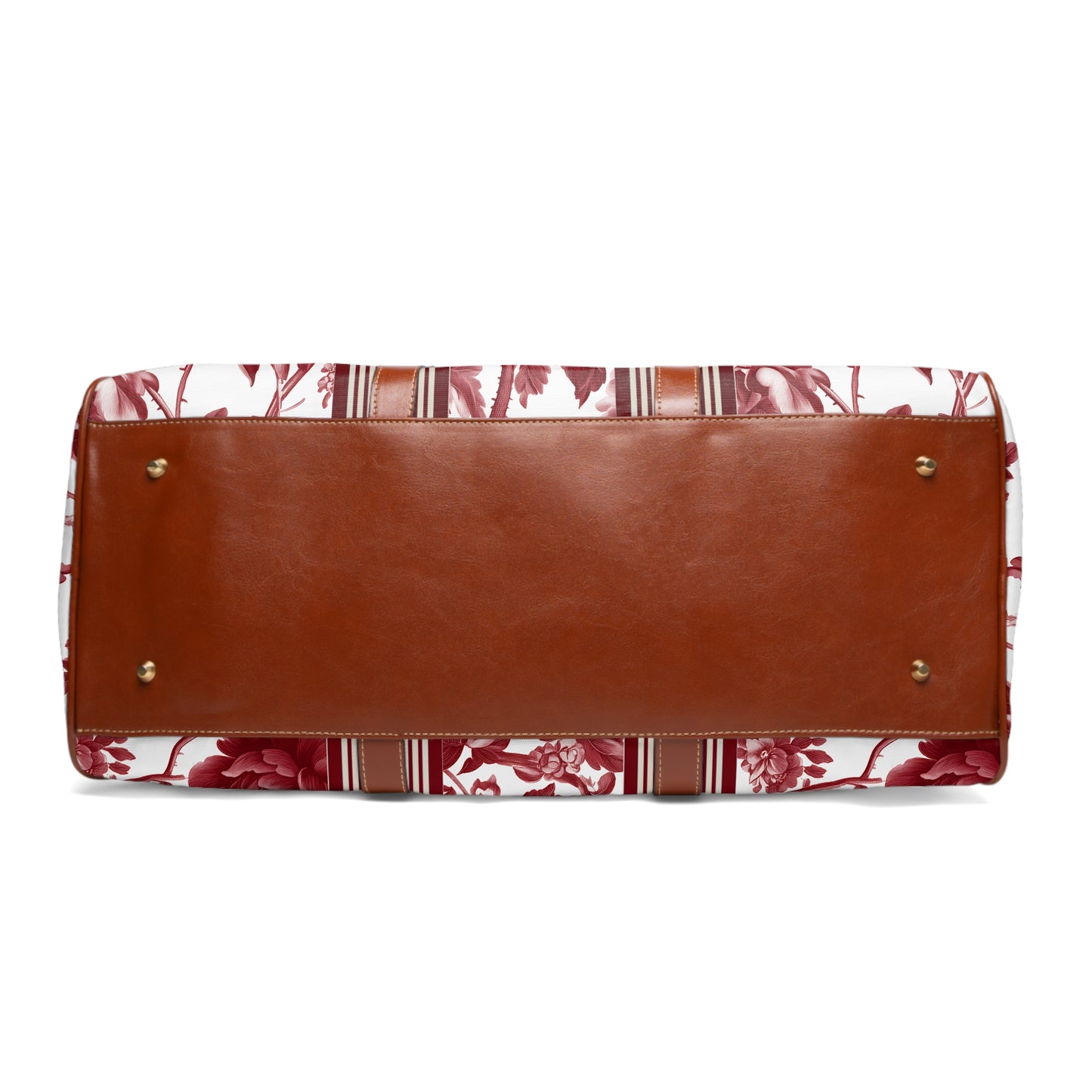 Elegant Floral Waterproof Travel Bag, Weekend Getaway Tote, Overnight Bag, Floral Gym Duffle, Perfect for Gifts