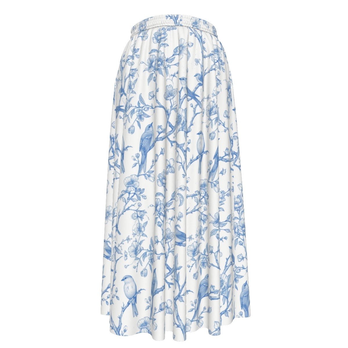 All-Over Print Women's Maxi Chiffon Skirts With Lining