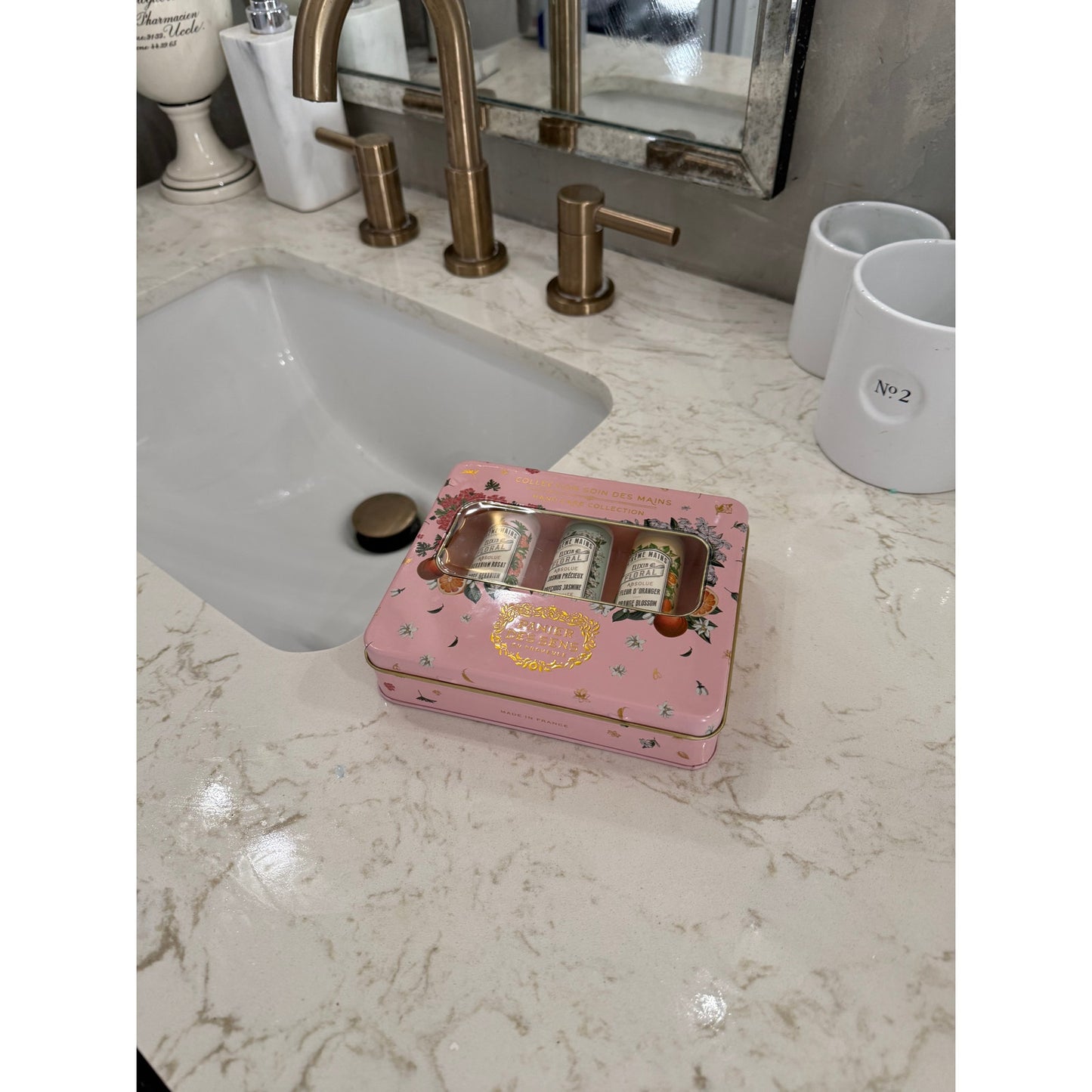 Panier de Sens hand cream gift tin, Curated collection of my favorite beauty products from Paris