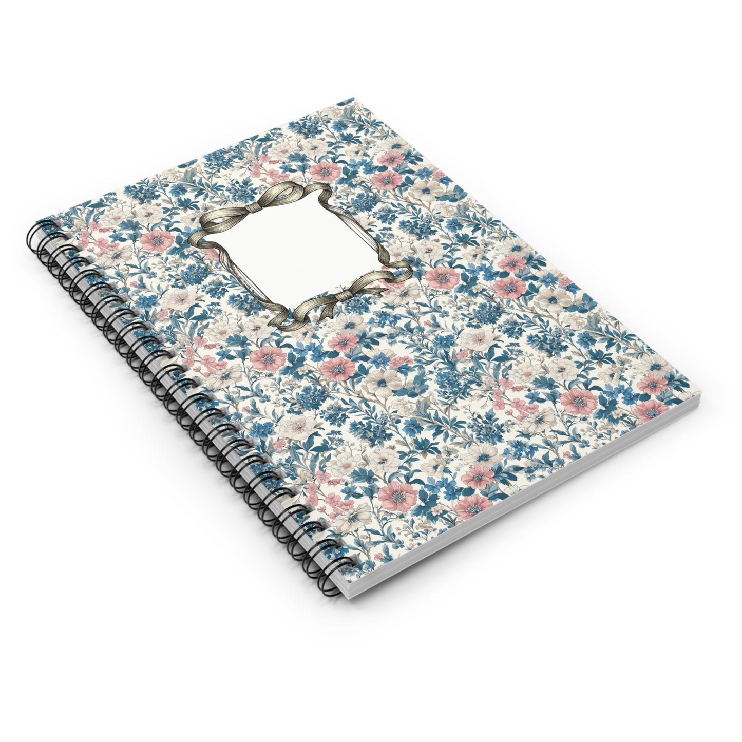 Floral Design Spiral Notebook - Perfect for Journaling, Gift for Students, Work Notes, Wedding Planning, or Daily Inspiration