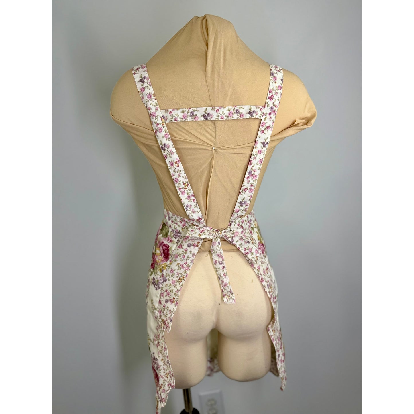 Vintage French Country floral apron