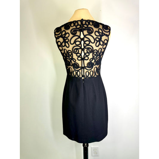 Vintage Ann Taylor little black dress, size 4 , vintage black dress