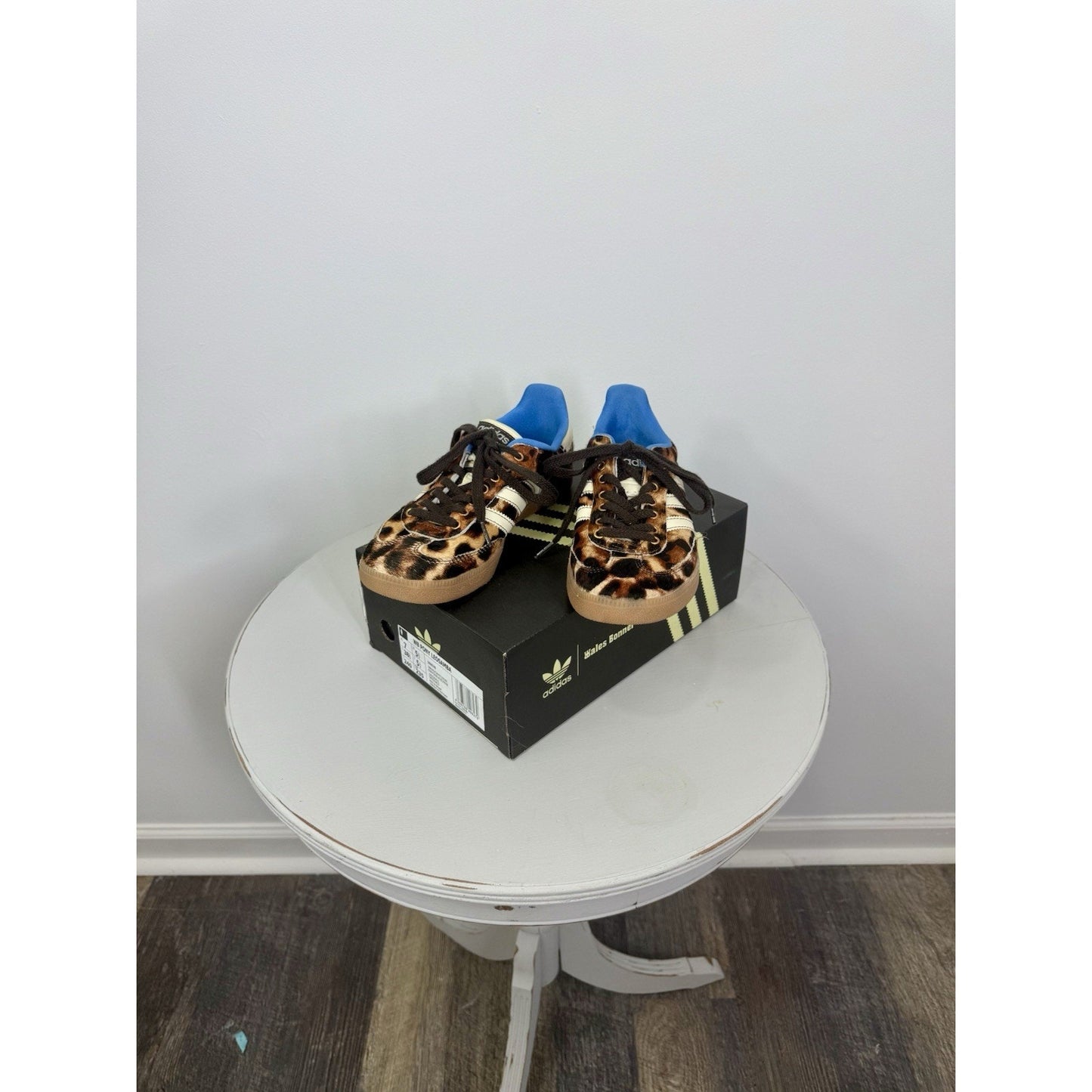 Size 7 - adidas Samba Leopard Wales Bonner with blue accents