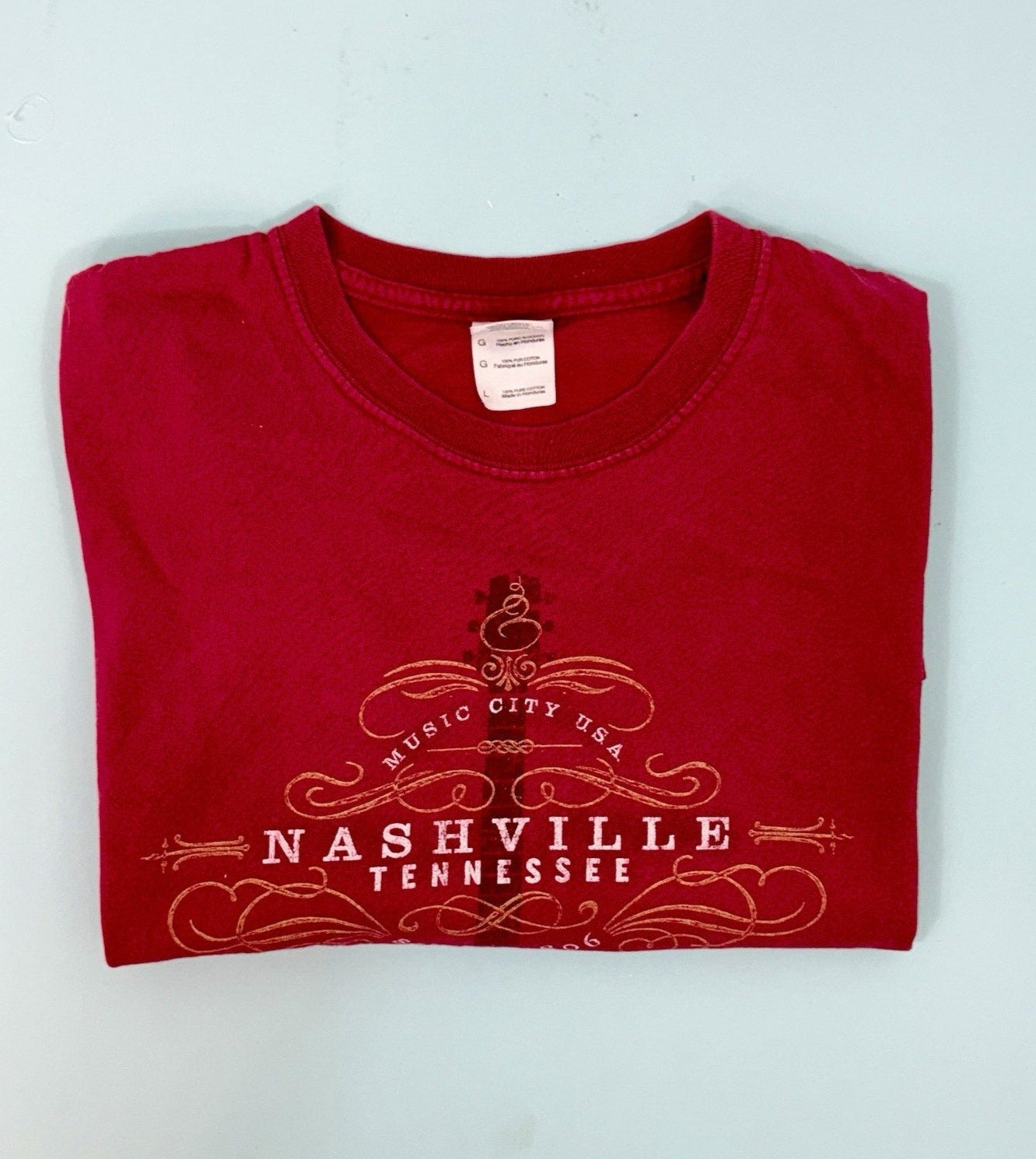 Vintage 90s Nashville Eagle Nature Wrap Around T Shirt Size Large Single Stitch