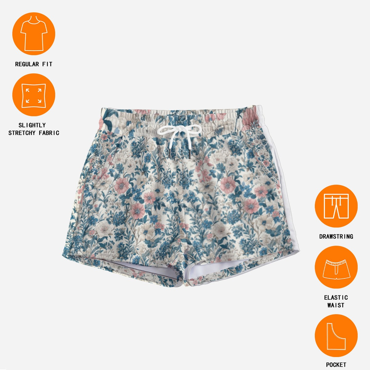 All-Over Print Women's Casual Shorts