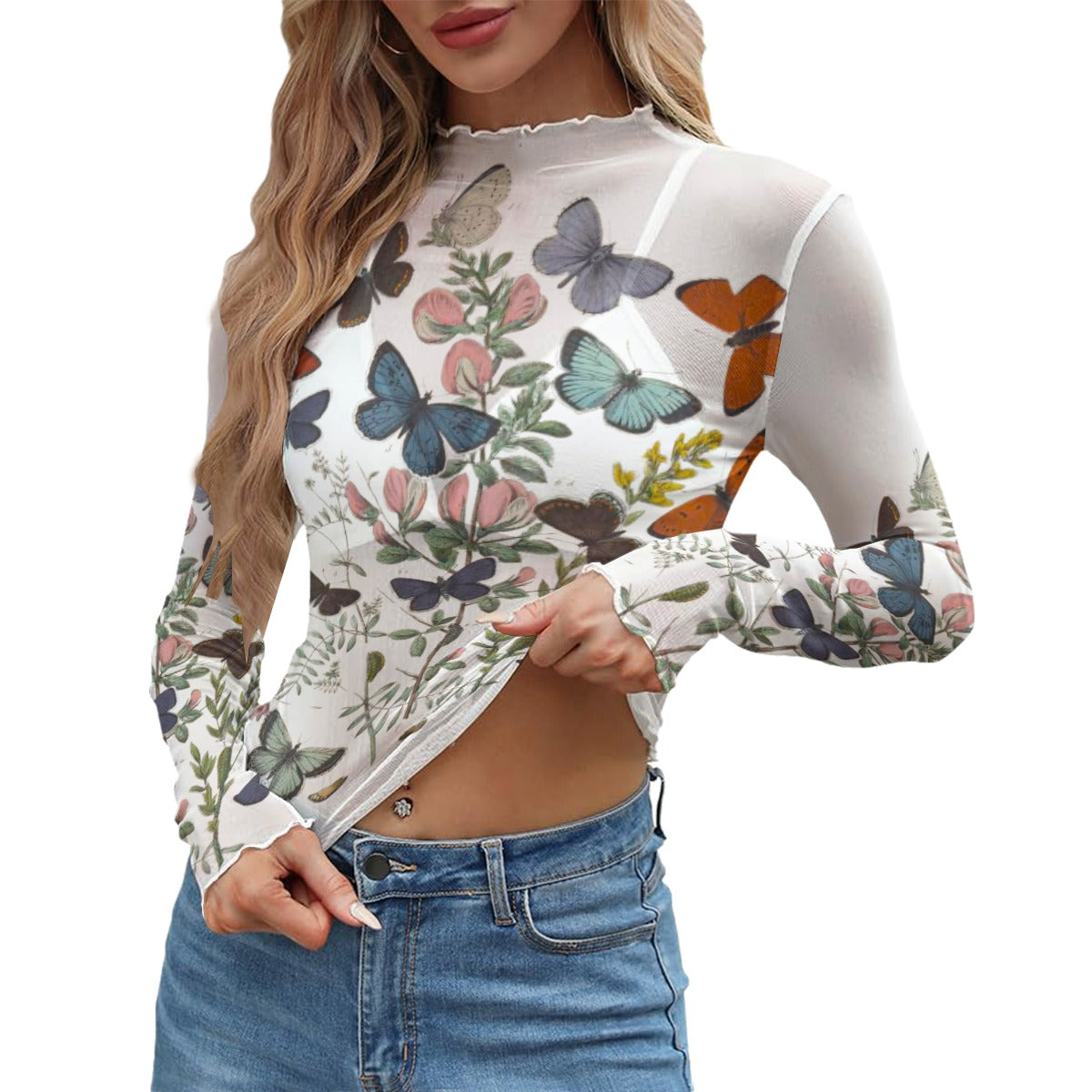 All-Over Print Women's Mesh T-shirt