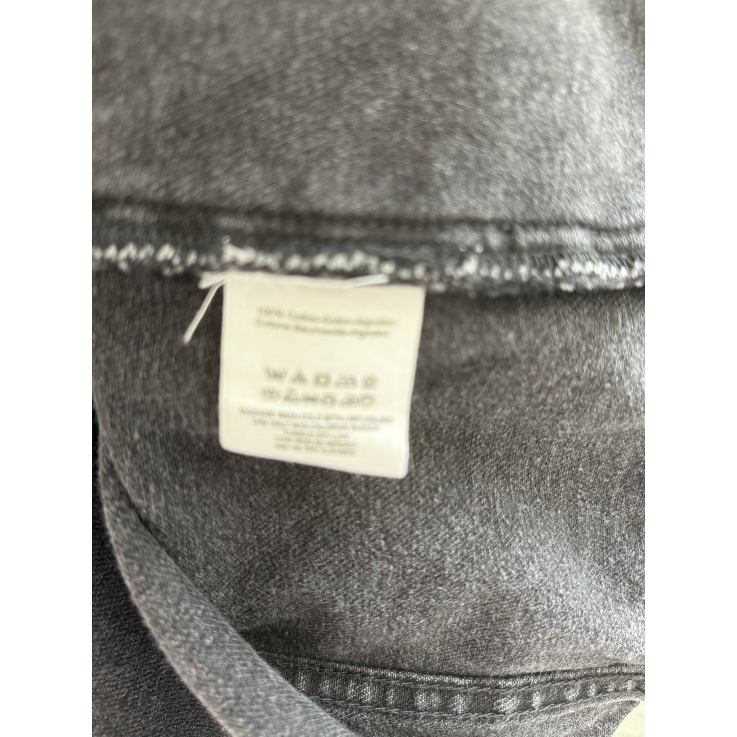 Vintage Free People black denim jacket ,  size M