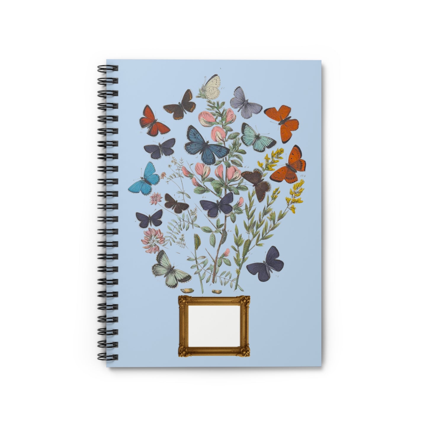 Butterfly Blossom Spiral Notebook - Nature-Inspired Journal, Floral Stationery, Gift for Nature Lovers, Eco-Friendly Note-Taking, [...]