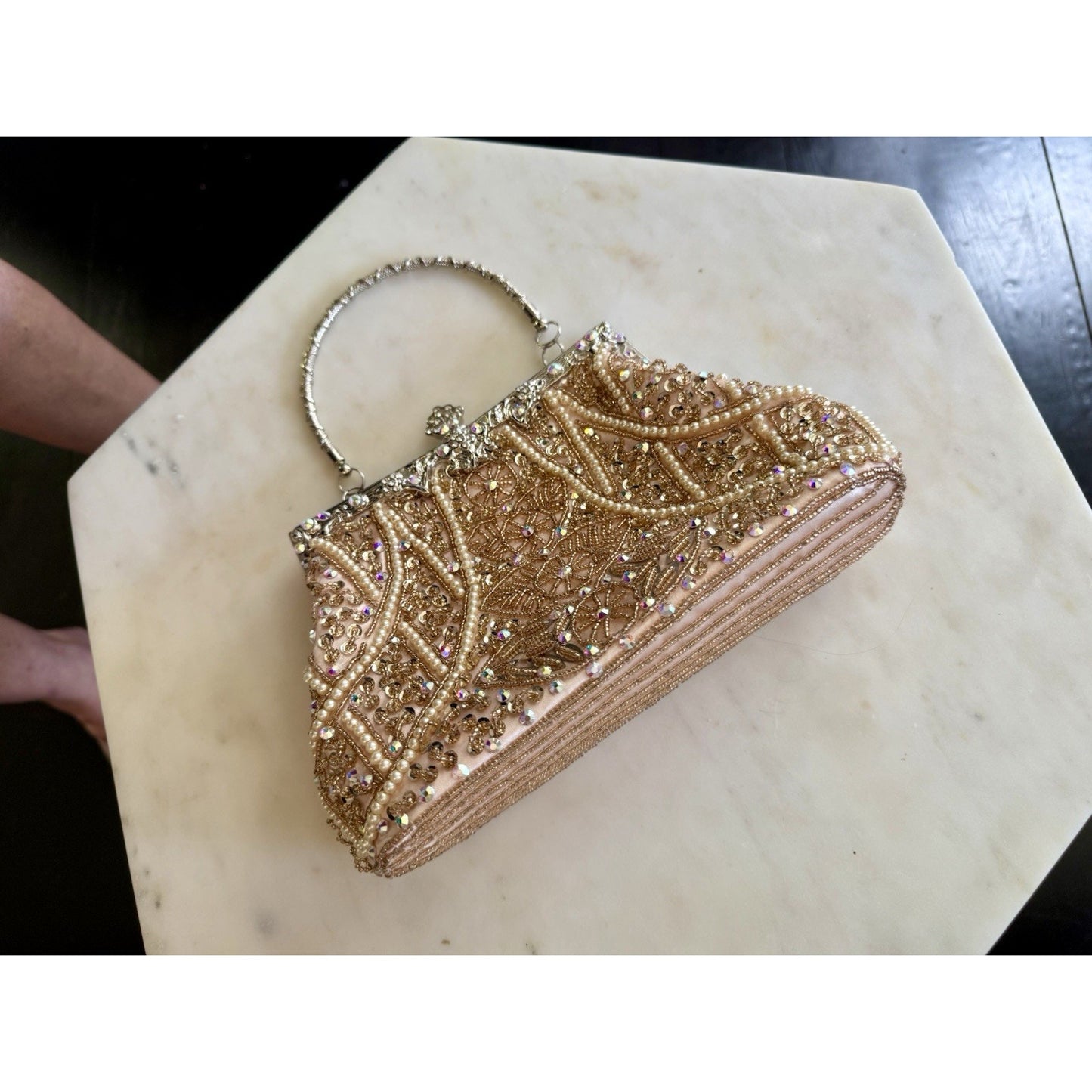 Vintage Rhinestone Evening Purse