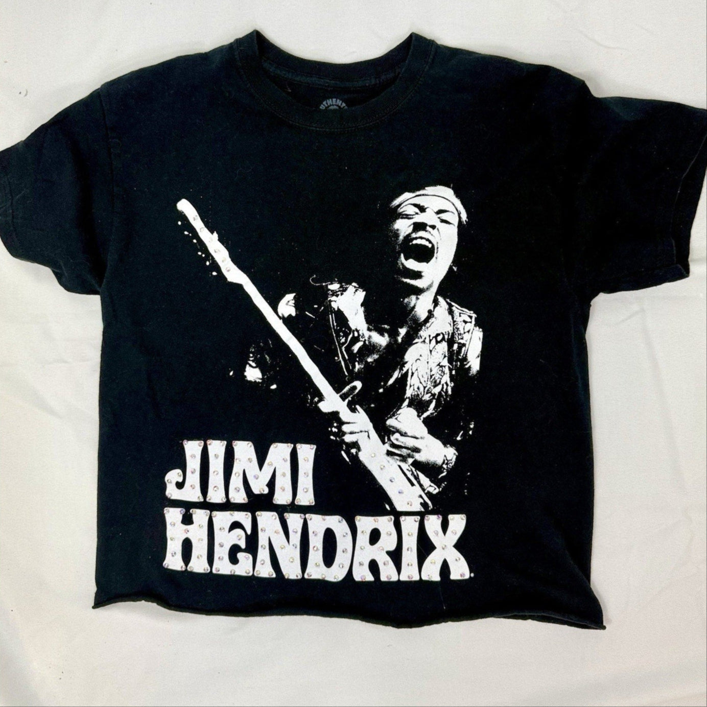 Authentic Vintage 70’s Jimi Hendrix t shirt w rhinestones
