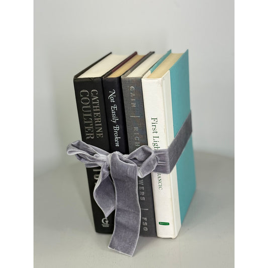 Vintage ombré effect white to black Decorative Book collection