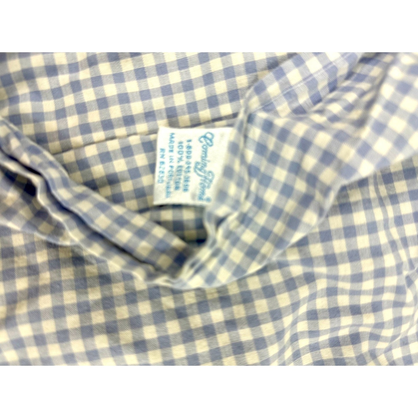 pair of Cornflower blue ruffled standard pillowcases/ shams