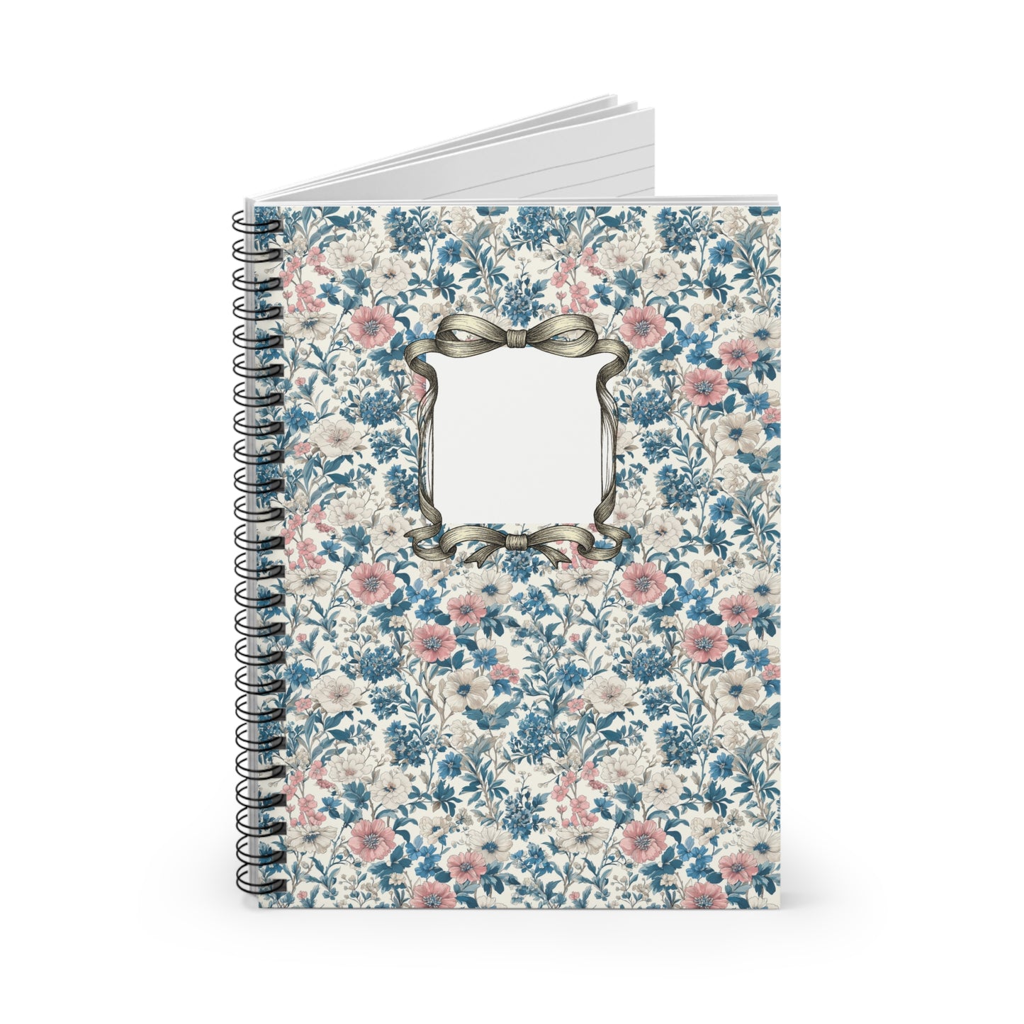 Floral Design Spiral Notebook - Perfect for Journaling, Gift for Students, Work Notes, Wedding Planning, or Daily Inspiration