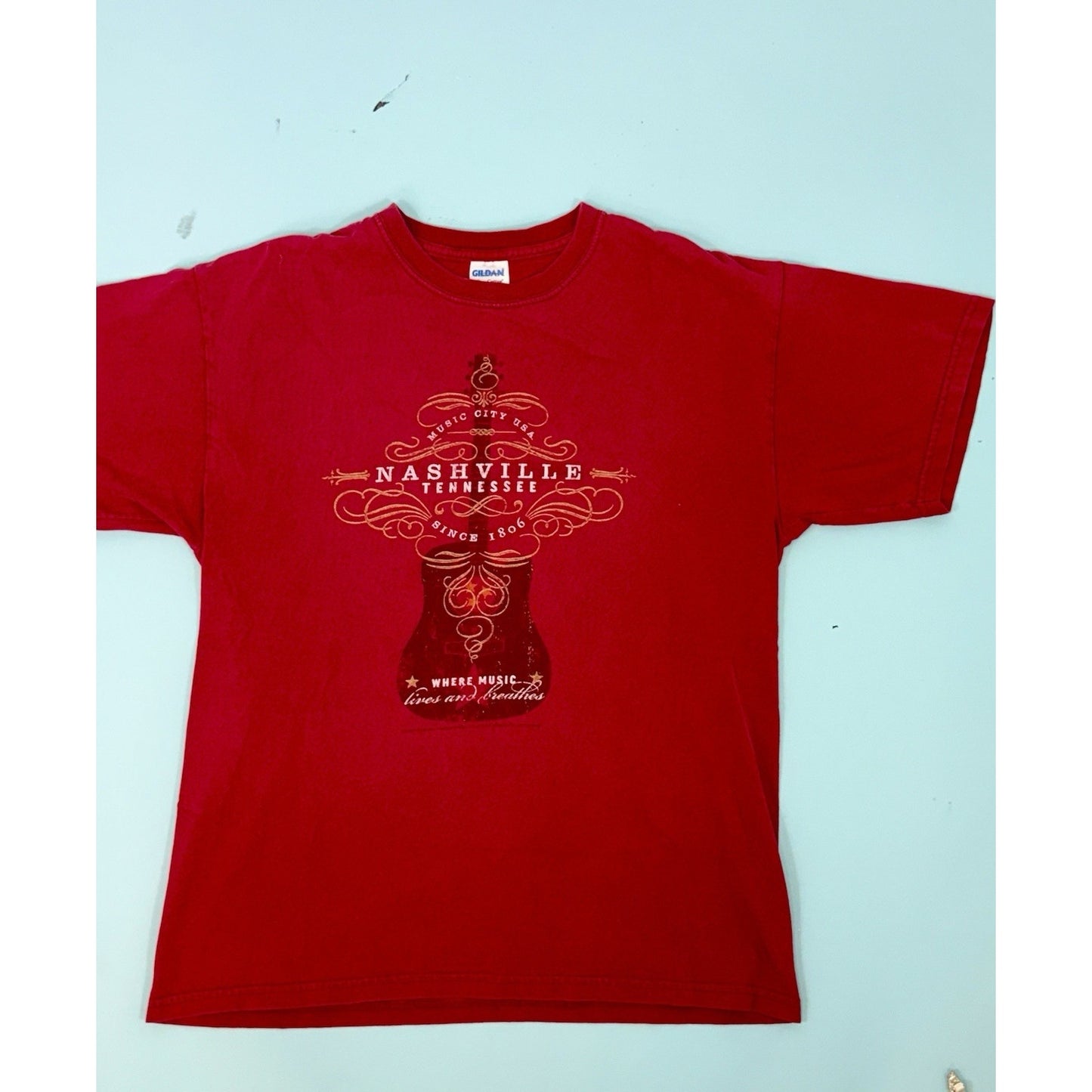 Vintage 90s Nashville Eagle Nature Wrap Around T Shirt Size Large Single Stitch